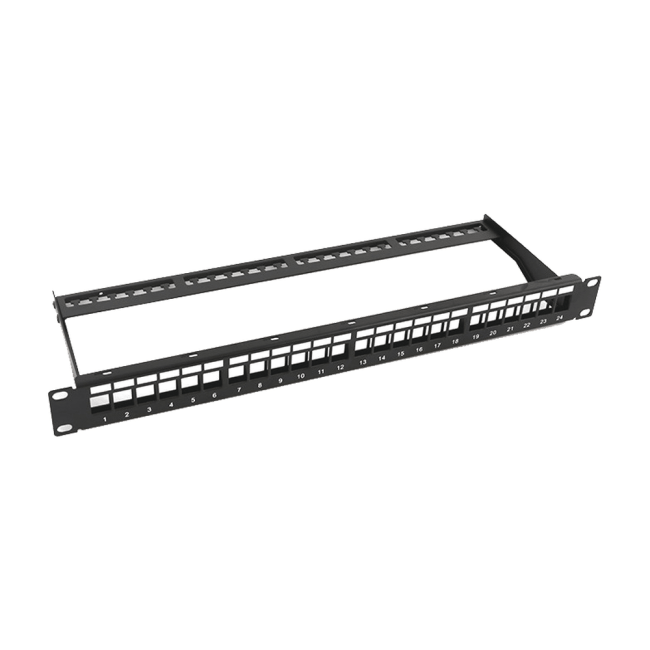 Panel modular vacío LinkedPRO LP-PP-23-UTP-BK-24P.