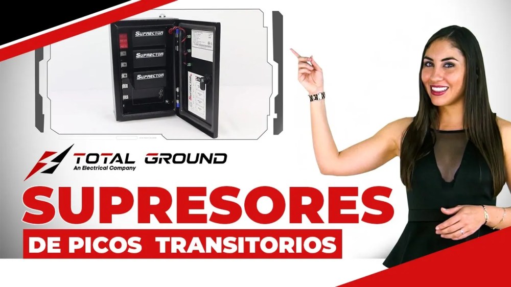 Portada de Supresores de Picos Transitorios, video de TOTAL GROUND.